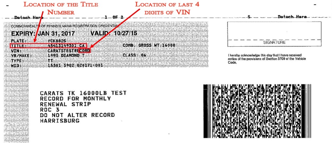 Pennsylvania Vehicle Registration Renewal | StateRegistration.org