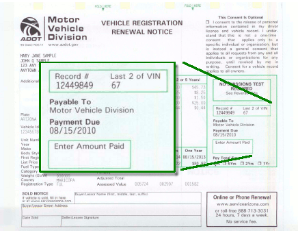 Arizona Motorcycle Registration Renewal Reviewmotors Co   Vin Az 